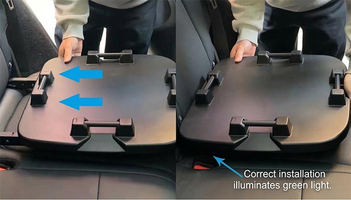 how to install isofix dog car seat base