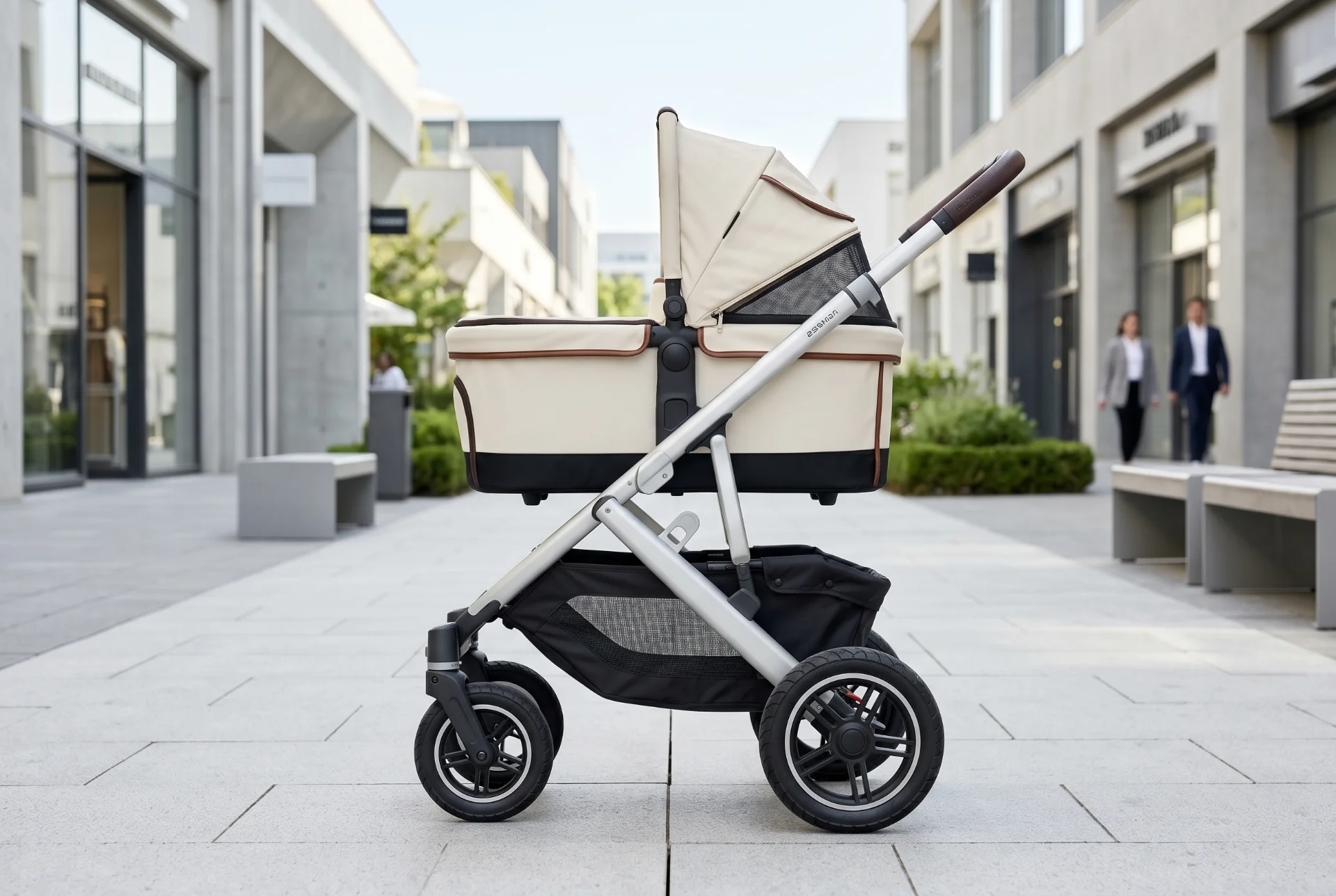 high view frame large wheel premium pet stroller