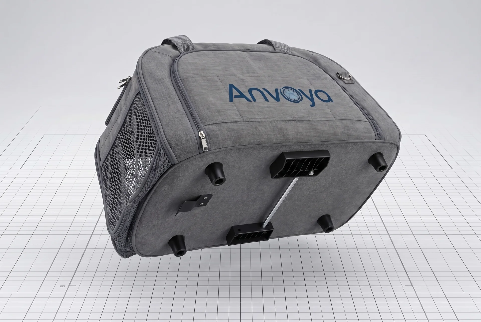 Small pet travel system transition from car mode to stroller mode