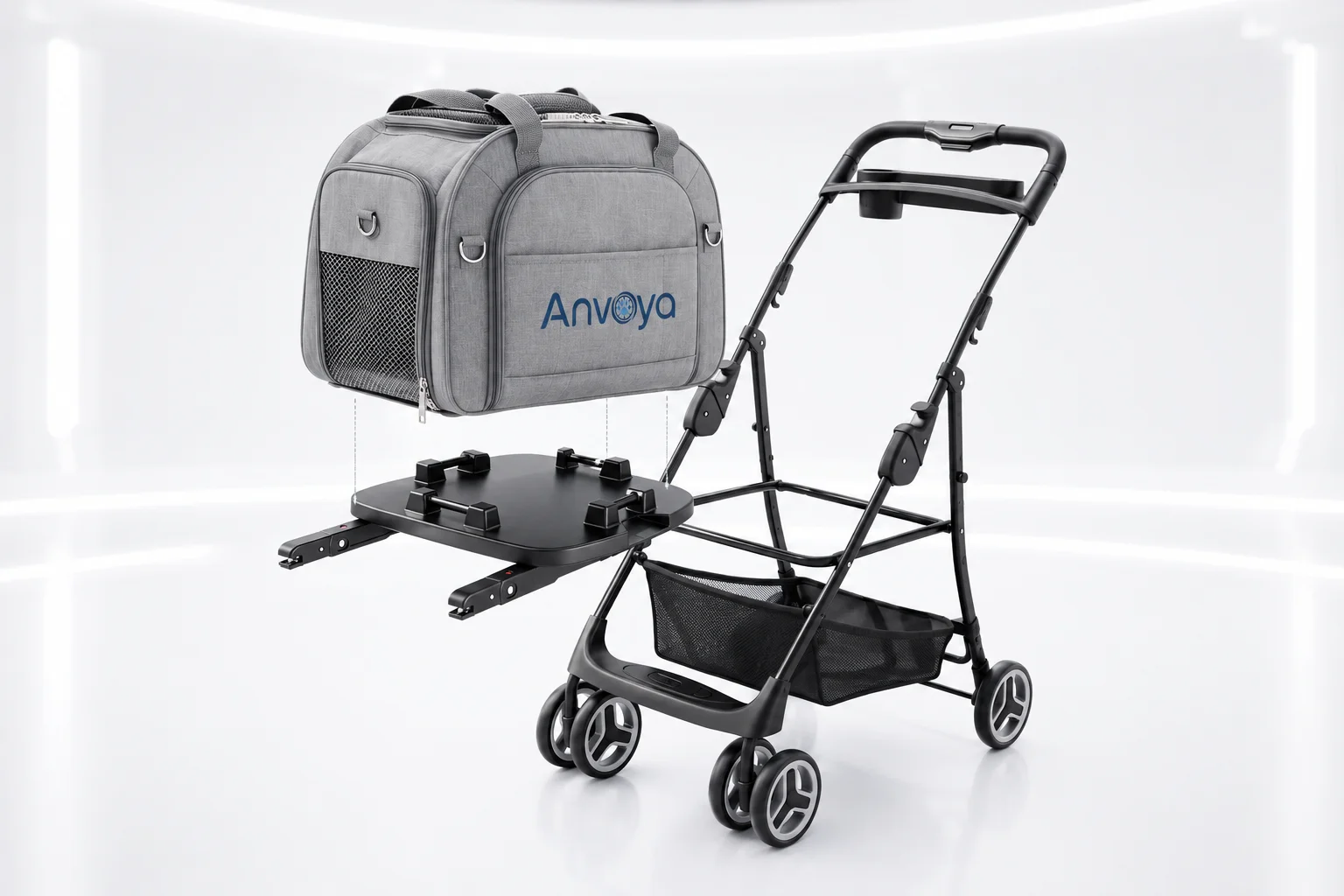 upgraded pet carrier modular travel system product line