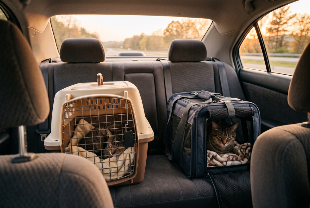 hard cat carriers and soft cat carriers for car travel safety comparison