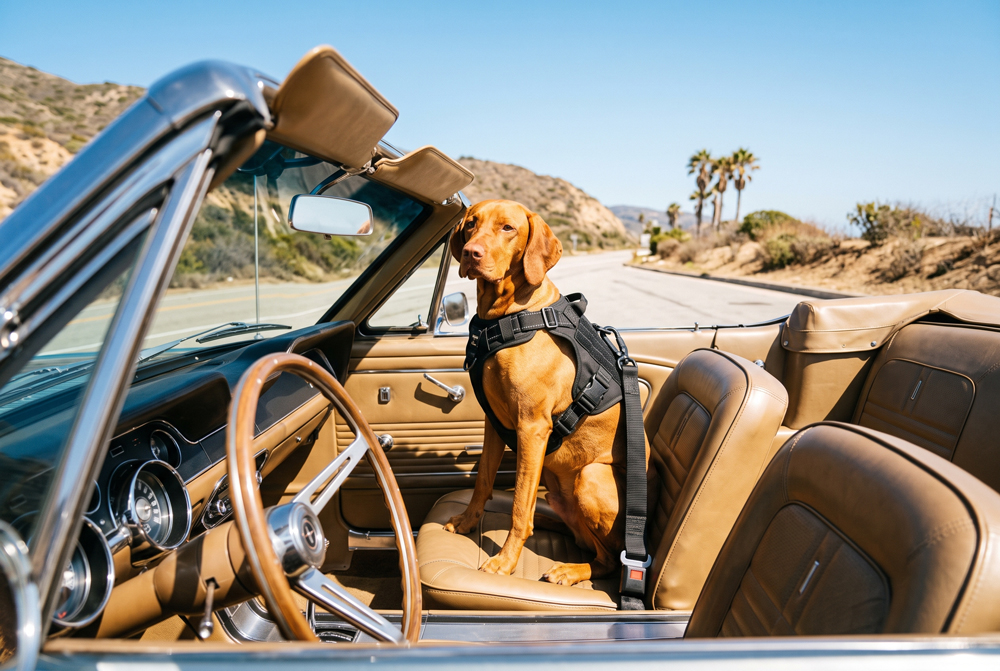 dog seat belts used to reduce dog movement in cars