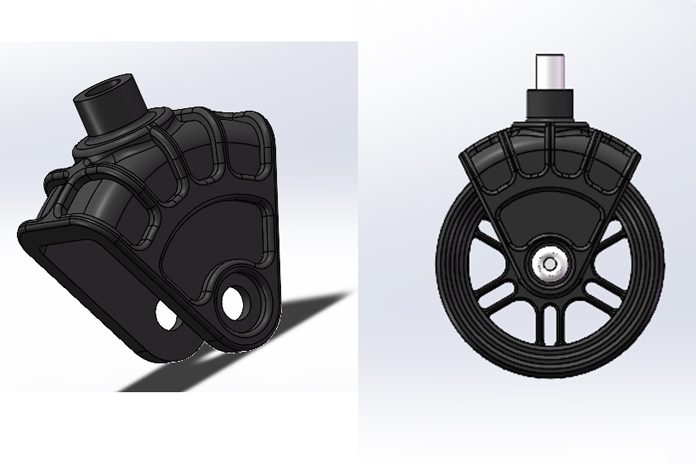 3-Wheel vs 4-Wheel Pet Stroller frame layout and wheel structure
