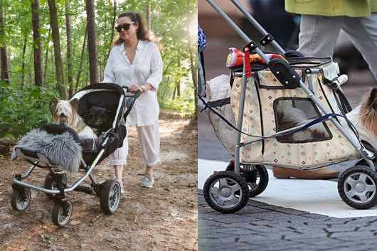pet stroller wheel size comparison for urban and outdoor stroller design