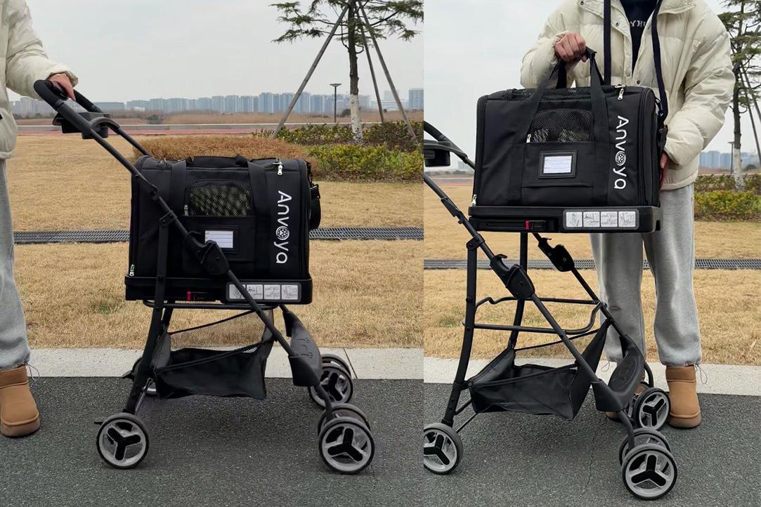 3-Wheel vs 4-Wheel Pet Stroller stability and center of gravity