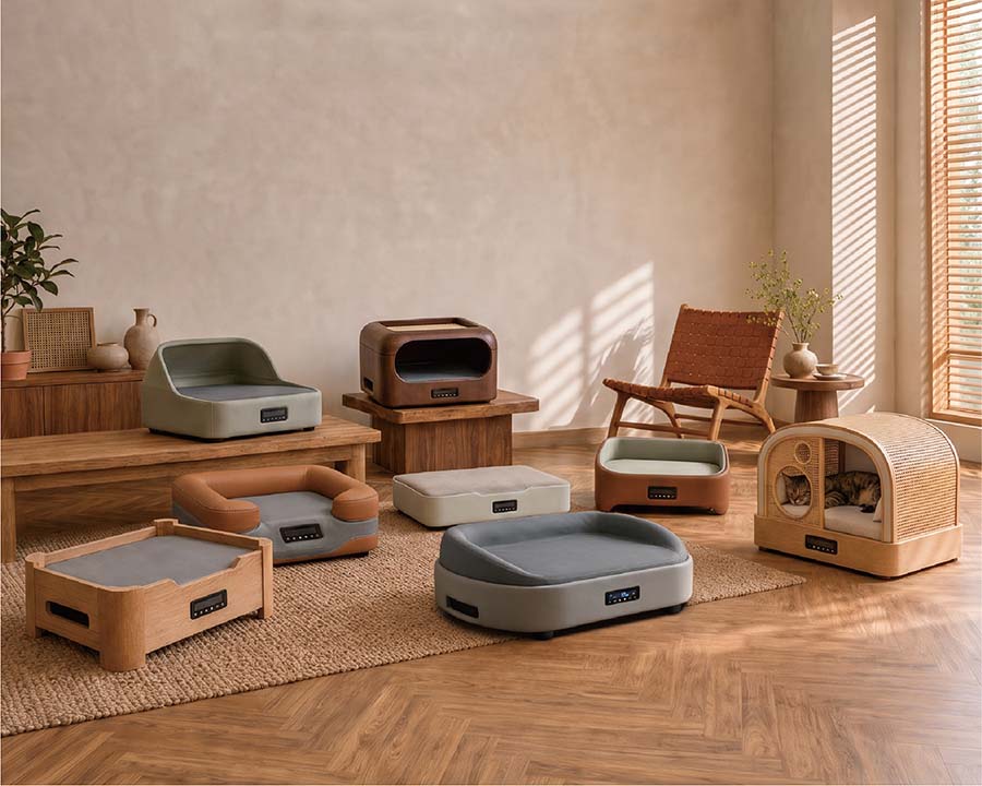 Smart temperature-controlled pet bed